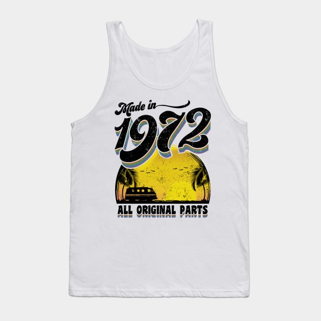 Made in 1972 All Original Parts Tank Top by KsuAnn